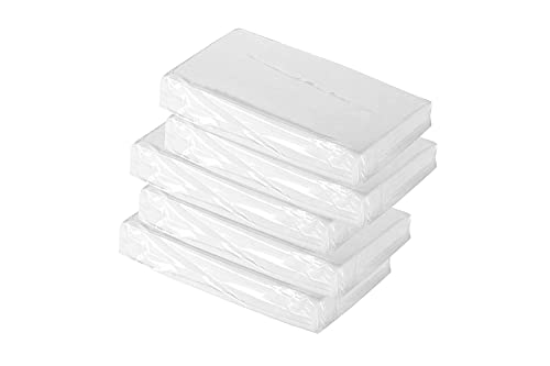 Image of Automaze 100 Pulls Each 2 Ply M-Fold Soft Tissue Paper for Refilling Tissue Boxes (Pack of 5)