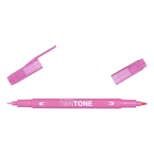 6 x Tombow Doppelfasermaler TwinTone Rund- und Finelinerspitze princes