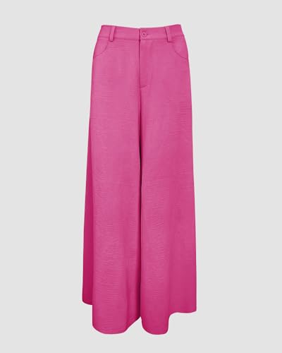 Image of CHICME Women Summer 2 Piece Outfits Off Shoulder Top Flowy Wide Leg Pants Set Vacation Travel Airport Outfits