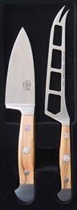 Güde Käsemesser Set Alpha Olive im Geschenkkarton