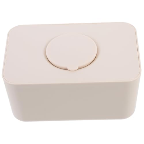 Distributeur de lingettes pour bébé Toyvian beige en silicone étanche