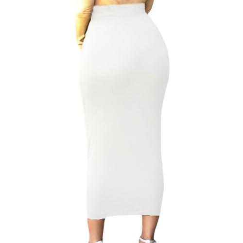 SOMLIZ Women's High Waist Dress Slim Party Office Home Comfort Maxi Long Pencil Skirt2