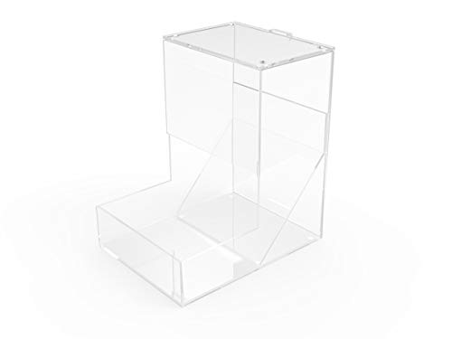 FixtureDisplays 6"w x 8.6"h x 8"d Gravity Dispenser, Acrylic Plaxiglass Candy Bin Compartment