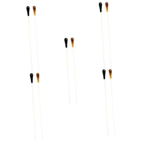 TOGEVAL 5sets Resin Concert Gig Stick for Conductors Music Accessory Flexible and Practical for Orchestra and Performance 2pcs*5