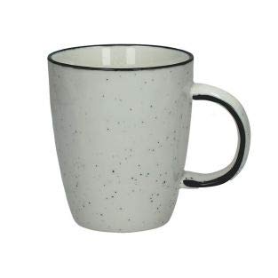 Pomax Tazza in Porcellana Bianca con Piccoli