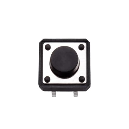 Interruptor táctil 12V CC momentáneo micro pulsador de 12x12x5mm 3