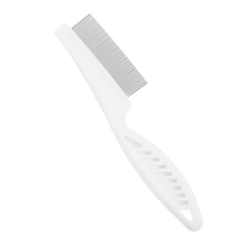 BESTonZON Pet Grooming Comb for and Cats Durable Material Fine for Removing Matted Fur and Dead Hair Comfortable Grip Handle Portable Grooming Tool for Indoor Cats and