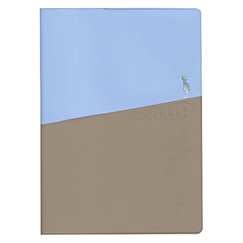 アーティミス 手帳 2022年 B6 マンスリー オンアンナップ ライトブルー/オーク 22WMB6-OU (2021年10月始まり)