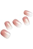 S&K NAIL くすみピンク グラデーション ネイルシール 硬化不要 硬化 タイプ 貼るだけ シンプル 手 ピンク 秋 冬 ウェディング ブライダル 結婚式 クリスマス パーティー 8サイズ20枚入り 日本製