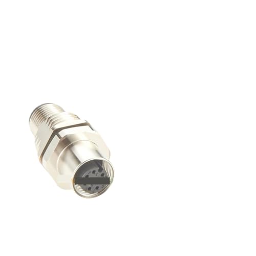 Connecteur traversant M12 A 8 broches mâle-femelle pour éliminer les pannes de capteur en zone humide