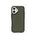 URBAN ARMOR GEAR UAG Designed for iPhone 17 Case Civilian - Compatible with MagSafe Military Grade Protective Cover, Olive/Orange