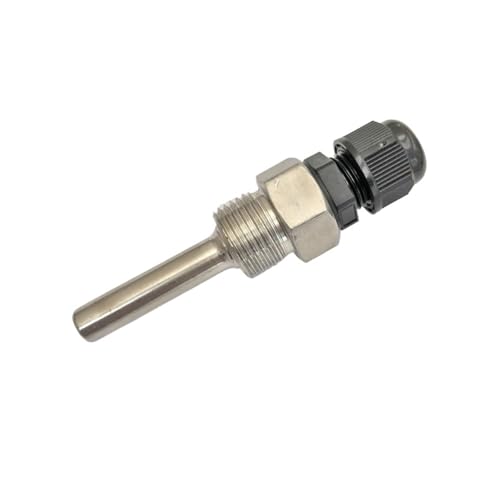 Termopozo de acero inoxidable 304 de 1/2 pulgada para cables de sensor hasta 8mm