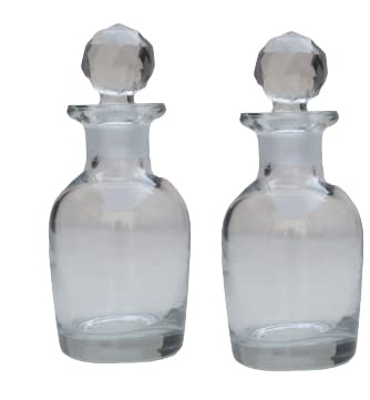 SHOBHANA ENTERPRISES 100ml Glass Bottle with stopper Cap for DIY Perfume, Attar, Essential Oils, Blends, Rose Water Pack of 02 pcs size 6 * 6 * 14-image-19