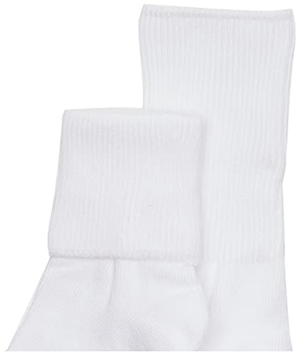 Jefferies Socks Girls 2-6x School Uniform Organic Cotton Seamless Turn Cuff 6 Pack2