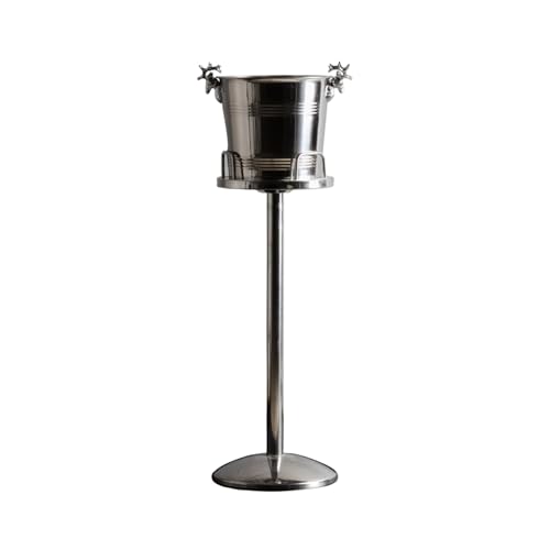Cubo de champán portátil para suelo: ideal para celebraciones en tu terraza 2