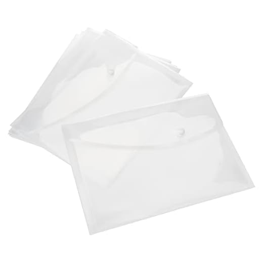 Rapesco 1588 Carpetas Sobre Portafolios, A5, Transparente, Paquete de 5