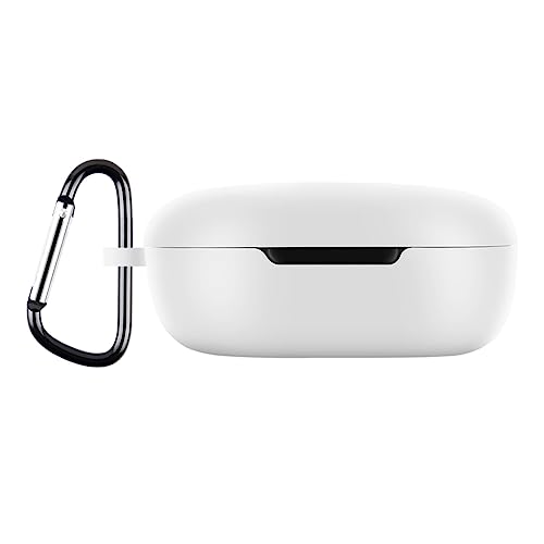 Redmi Buds 4 Lite�p�C���z���P�[�X �V���R�����\�t�g�J�o�[ �J���r�i�t�� (�z���C�g)