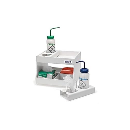 DenvilleÆ Benchtop Storage, Rotating Two-Tier Lab Depot (12W x 12D x 9.25H)