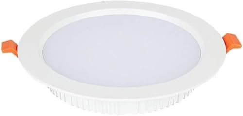 Downlights ultradelgados integrados blancos Instalación sencilla de reequipamiento Panel plano de techo empotrado redondo Foco de protección ocular sin estroboscopio Foco LED de bajo consumo de lujo