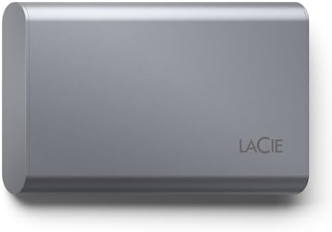 LaCie Mobile SSD Secure 2TB, 10Gbps USB 3.1 Type C, Rescue SED 