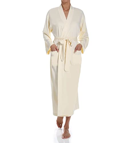 P-Jamas Women's 355660 Butterknits Long Wrap Robe3