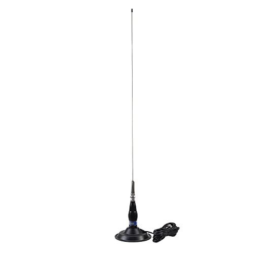 Antenne CB President MLA-85, 93CM, 250W, 26-28MHz, avec Inclinaison à 90 degrés et Aimant Inclus