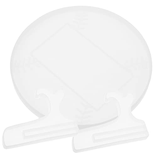OSALADI Supple Frame Molds Resin Casting Mold for Photo Frame Stand Baseball Shape