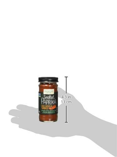 Image of Frontier Co-op Smoked Ground Paprika, All Natural Paprika Powder, Kosher | 1.87 Ounce (Pack of 2)