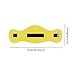 YIJU Pool Floats Back Swim Belt Swim Accessory with Buckle EVA Foam Yellow