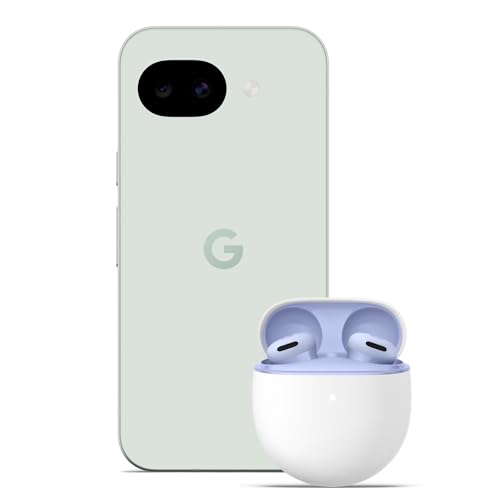 Google Pixel 10a (256GB,White,sub6,EMEA)+Pixel Buds A-Series (2025), Iris, EMEA