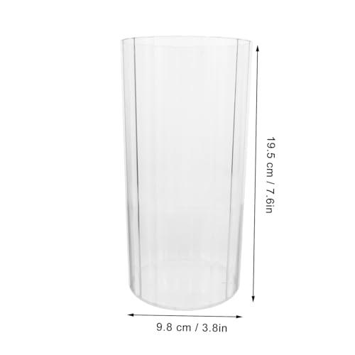 Jarrón de diseño moderno y transparente para floristería 3
