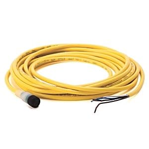 Woodhead/Molex C04000A48M150 Quick Change - Double Ended Cordset - Female (Straight) to Pigtail- 4 Position - 10 AWG - TPE Cable - 15.0m Length