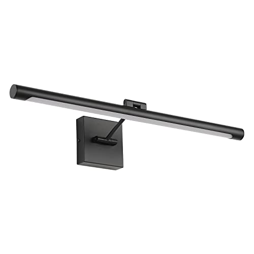 Image of Joosenhouse LED Picture Light Modern Black Art Display Light Artwork Display Light for Paintings 14W (70W Eqv) Hardwired Connection 3000K 24.4 inches
