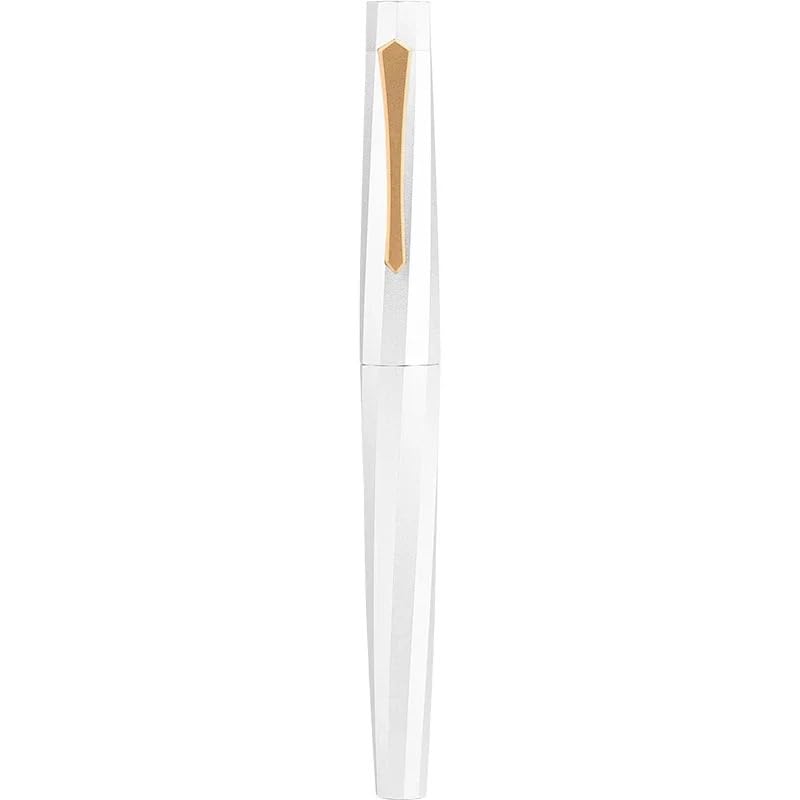 Stylo-plume en alliage d'aluminium à pointe fine pour écriture fluide de bureau