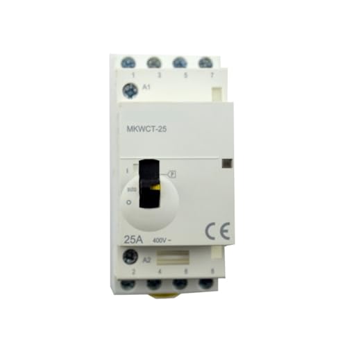 Contacteur AC domestique 25A 110V 4NO sur rail DIN pour tableau électrique