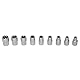 Haskyy Professional 16tlg. Schrauber Bit Set Torx I Nusssatz Bit Stecknüsse I T30-T70 55mm lang I E10-E24 39mm lang
