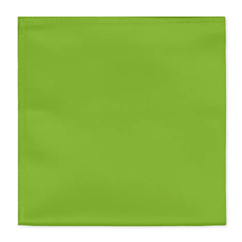 Image of Jacob Alexander Men's Pocket Square Solid Color Handkerchief