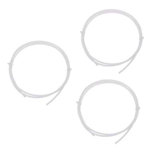 Healeved 3pcs Ptfe Bowden Tube for 3d Printer 1.75mm 2mm Id x 3mm Od 104cm Length