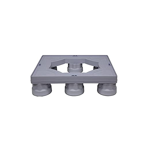 Appliance Wheels - Carro móvil con base móvil de 60 x 55 cm, resistente para refrigerador y secadora, silencio antivibración