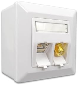 ProfiPatch netwerkcontactdoos LAN-doos Cat6A 500MHz inbouw 1x RJ45 ProfiPatch netwerkcontactdoos LAN-doos Cat6A 500MHz inbouw 1x RJ45