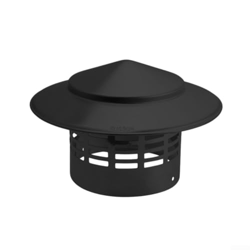 Niceminiwall Capuchon de cheminée en acier inoxydable 304, hotte d'échappement imperméable avec maille pour tuyau d'aération de toit, protection contre les oiseaux pour sortie d'air frais mur