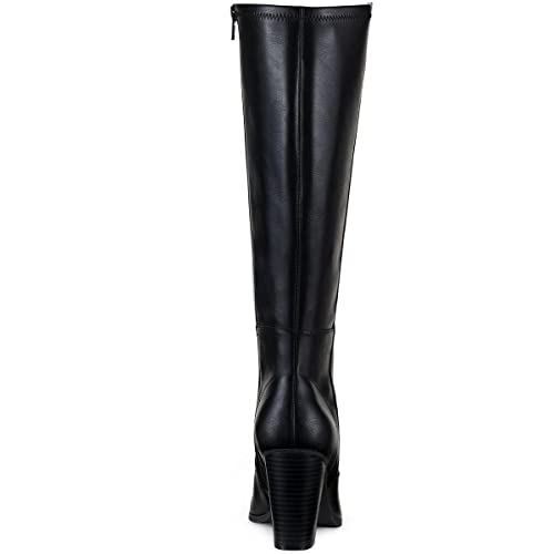 Style & Co. Womens Addyy Leather Tall Knee-High Boots Black 6 Medium (B,M)4