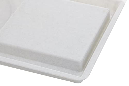 Anjali Plastic - CT02 Vegetable Cutting Tray Large, White - Image 4 thumbnail