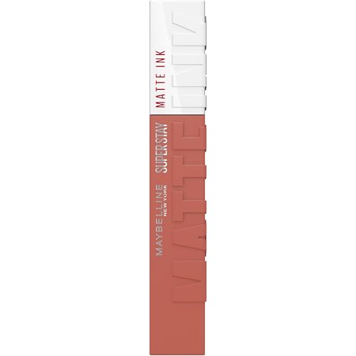 Maybelline New York, SuperStay Matte Ink, Pintalabios Mate de Larga Duración, Tono 65 - Seductres, Rosa Nude