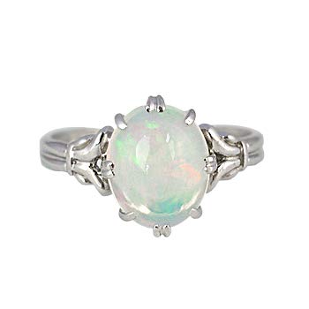 K10WG 1.5ct �I�p�[�� �w�� �����O 10�� �a���� �V�R�� 16638op (13)
