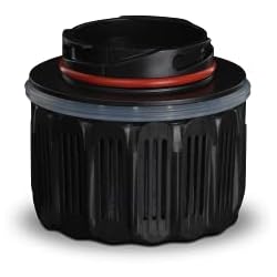 Purificador De Agua Arsenico GRAYL Geopress 940-BBLK - Cartucho de recambio para botella de agua unisex para adultos, color negro, O/S, color negro