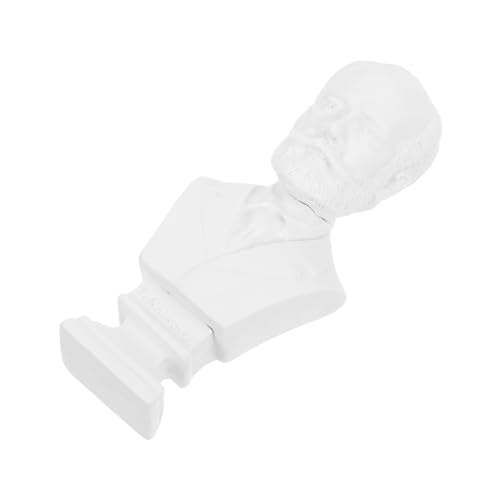 VINTORKY Realistic Resin Musician Bust Statue Mini Desktop Decor European Home Office Decor Small Bust Sculpture for for Music Lovers