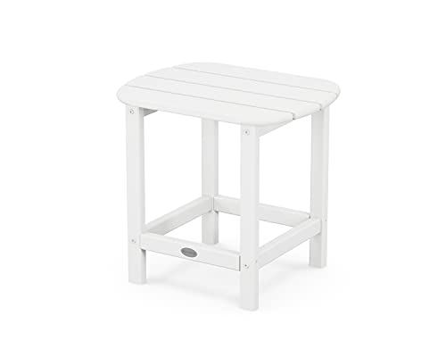 POLYWOOD SBT18WH South Beach 18" Outdoor Side Table, White by Polywood - Used condition - US$73.47