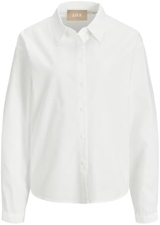 JACK & JONES JXMISSION LS RELAX SHIRT NOOS Kadın Gömlek, Beyaz, XL - Görsel 1