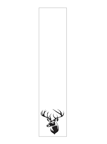 Arrow Wraps White Deer Silhouette 7" Pack of 15